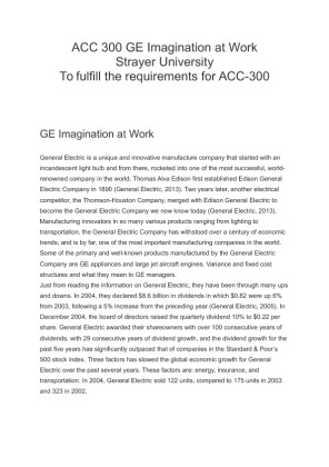 ACC 300 GE Imagination at Work