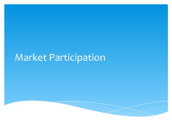 FIN 366 Week 5 Team Assignment Market Participation presentation
