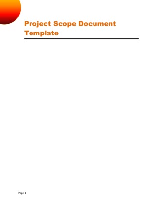 RMGT Task 1 Genrays Project Scope Document Template
