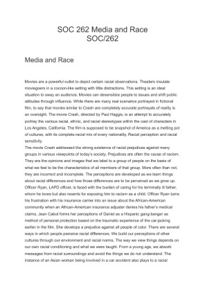 SOC 262 Media and Race