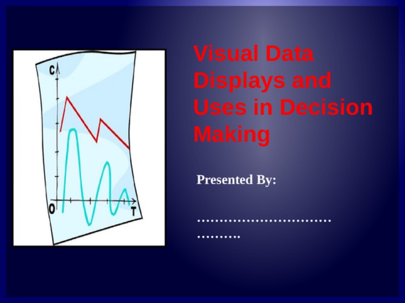 HCS 438 Week 3 Visual Data Displays and Use in Decision Making