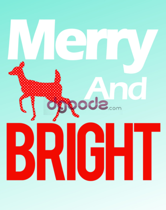 Christmas Printable Merry and Bright