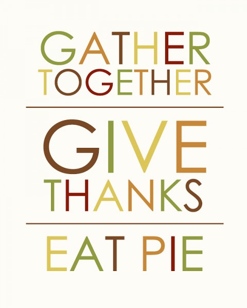 Printable Thanksgiving Be Thankful
