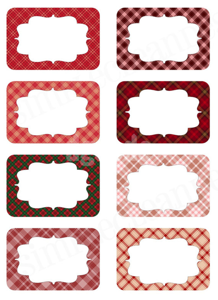Red Gift Tags