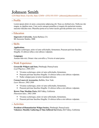 Professional Resume Template 5