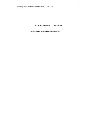  COMM 212 Report Evaluation   Use Of Social Networking Medium   Report...