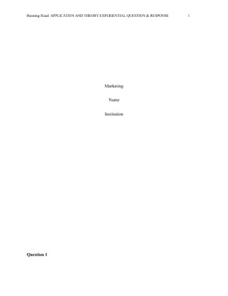   MKT 304 Final Project Assignment 4 [3586 Words]