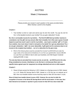 ACCT553 Week 2 Homework