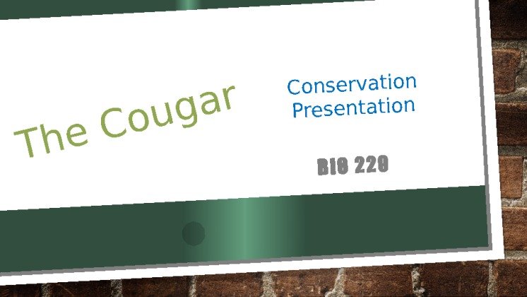 BIO 220 Week 5 CLC Assignment   Conservation Presentation