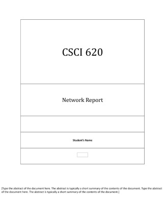 CSCI 620 Final Examination