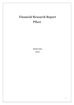 FIN 534 WEEK 10 ASSIGNMENT 1   Financial Research Report [UPDATED]