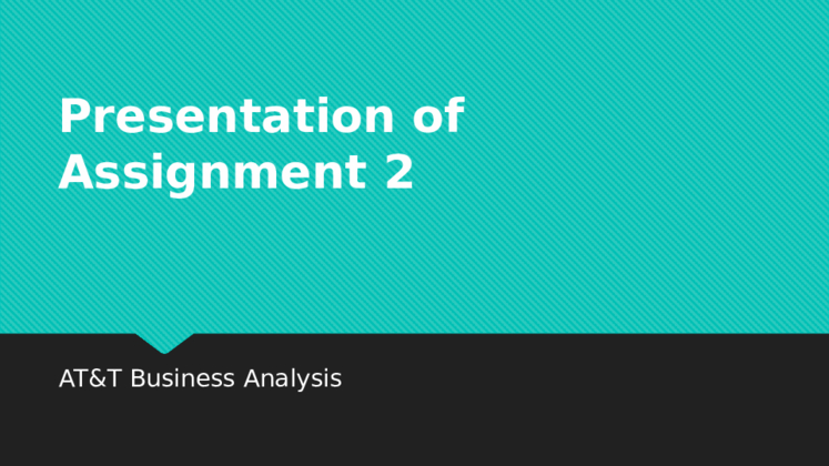 HSA 315 Week 10 Assignment 3 - Presentation of Assignment 2
