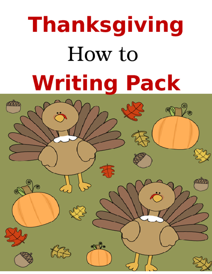 Thanksgiving How to Writing Pack
